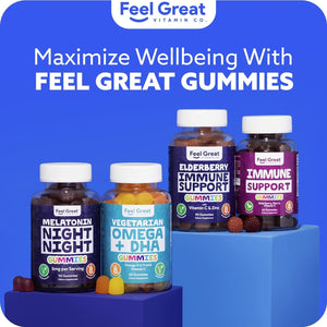 Adult Immune Support Gummies - 60 CT Gummies Feel Great 365, LLC 