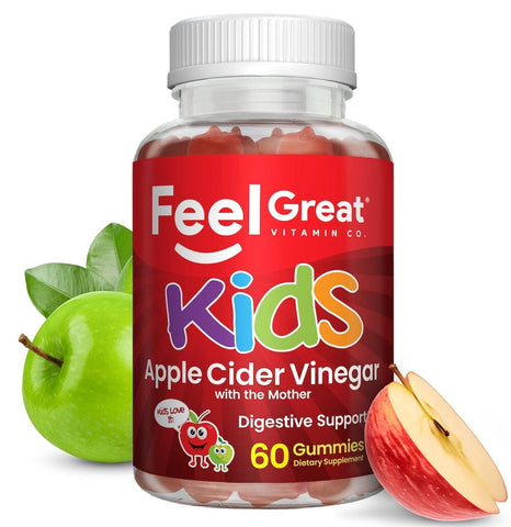 Apple Cider Vinegar Gummies for Kids Gummies Feel Great 365, LLC 