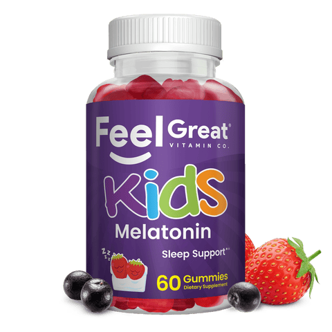 Kids Melatonin Gummies (1mg) 10.00% Off Auto renew Gummies Feel Great 365, LLC 