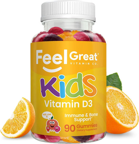 Kids Vitamin D3 Gummies Gummies Feel Great 365, LLC 