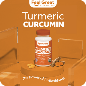 Organic Turmeric Curcumin with BioPerine Tablets OnDemand 