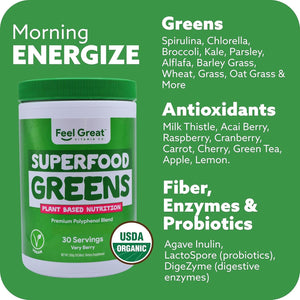 The ULTIMATE Greens Super Combo (2 bottles) SALE! Superfoods Feel Great 365, LLC 