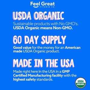 USDA Organic Kids Elderberry Gummies - 60 Count Kids Feel Great 365, LLC 