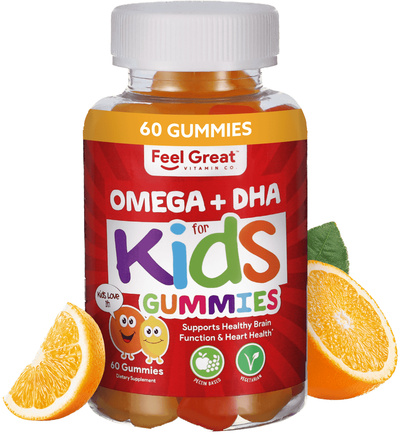 Kids Omega DHA Gummy Vitamins Feel Great 365 LLC