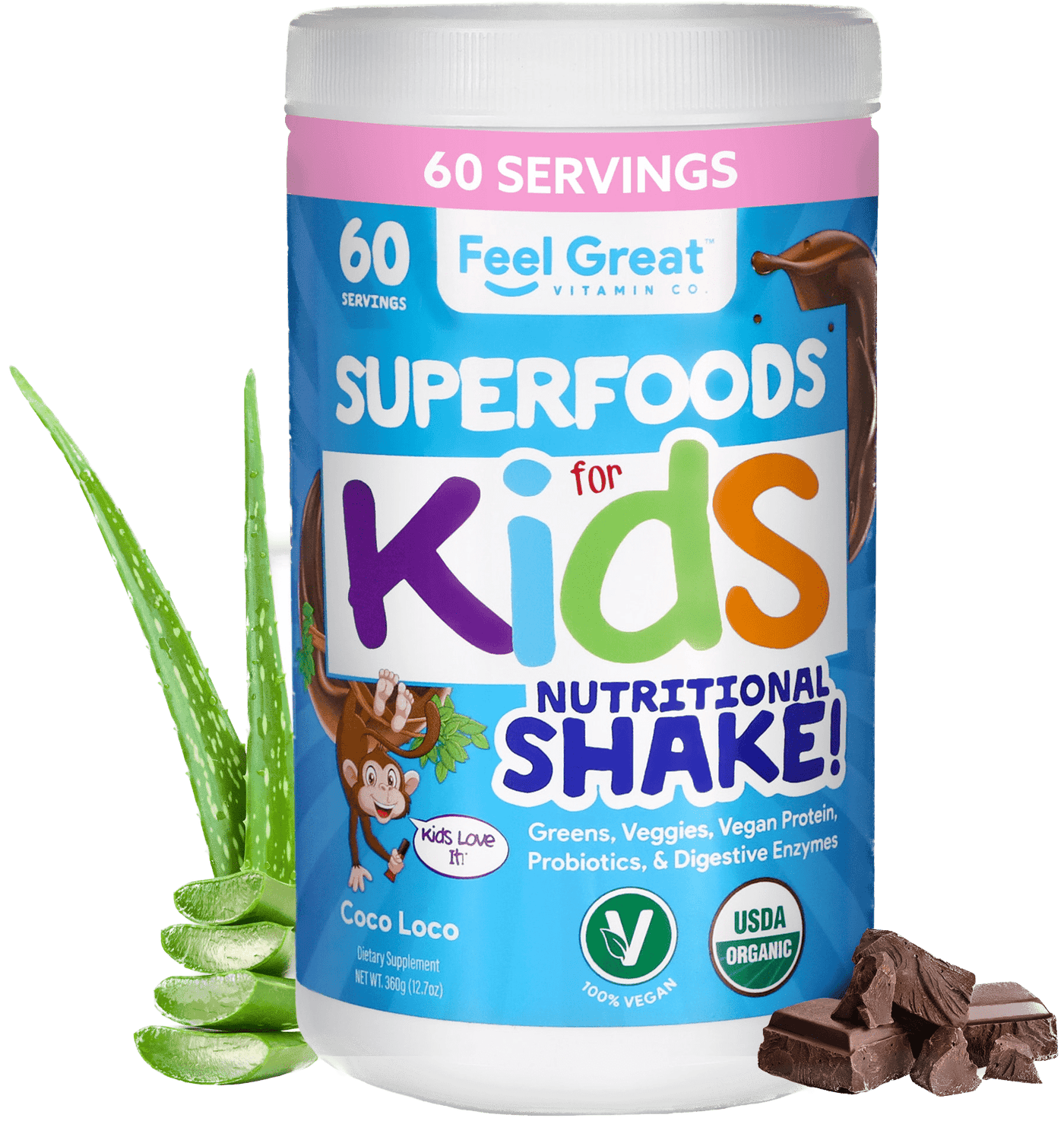 Protein Powder Nutritional Shakes for Kids