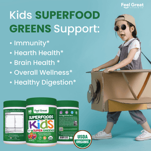 Kids Superfood Greens - Berry Superfoods feelgreat365 
