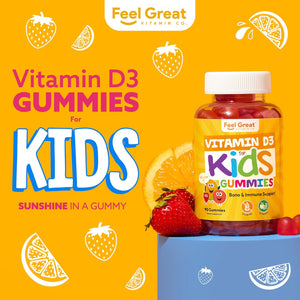 Kids Vitamin D3 Gummies Gummies feelgreat365 