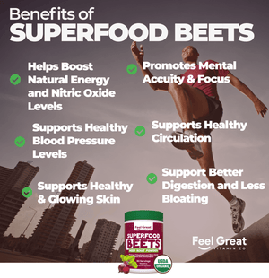 USDA Organic Superfood Beets - Berry Superfoods feelgreat365 