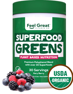 USDA Organic Superfood Greens - Very Berry Superfoods feelgreat365 