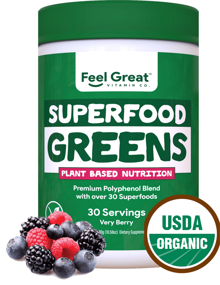 USDA Organic Superfood Greens - Very Berry
