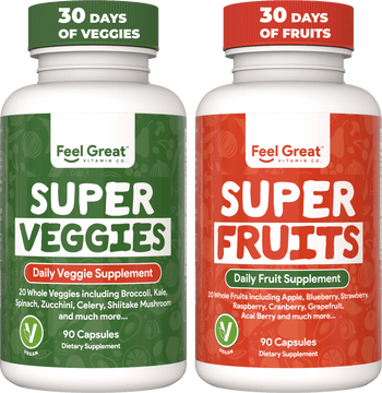 Whole Fruit and Vegetable Capsules Tablets feelgreat365 